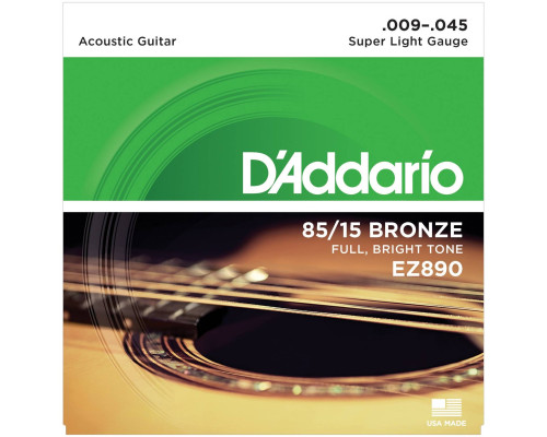 D'ADDARIO EZ890 - Струны для акустической гитары D'ADDARIO EZ890 - Струны для акустической гитары