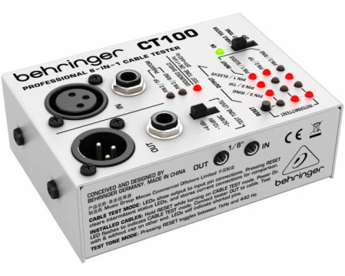 BEHRINGER CT100 - Кабельный тестер BEHRINGER CT100 - Кабельный тестер