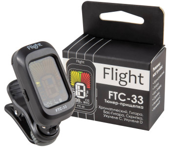 FLIGHT FTC 33 - Тюнер хроматический FLIGHT FTC 33 - Тюнер хроматический
