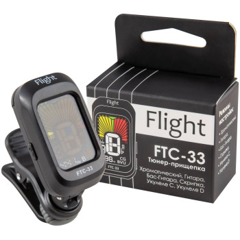FLIGHT FTC 33 - Тюнер хроматический FLIGHT FTC 33 - Тюнер хроматический