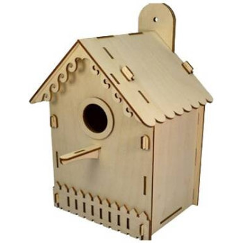 Конструктор блочный POLLY Домик для птиц
