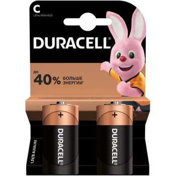 DURACELL LR14 2BL уп 2 шт - Батарейка тип C DURACELL LR14 2BL уп 2 шт - Батарейка тип C