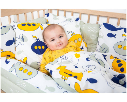 ВОМБАТИК Classic Collection Подводная лодка - Комплект постельного белья 3 в 1 (17 предметов)