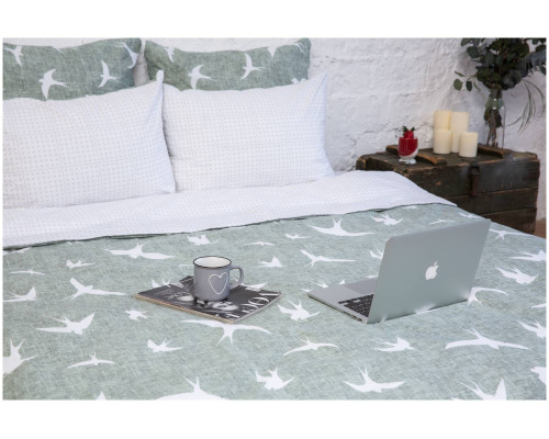 PANACOTTI 200x200 Sweet Line Birds - Простыня на резинке PANACOTTI 200x200 Sweet Line Birds - Простыня на резинке