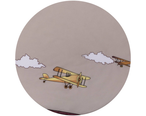 ВОМБАТИК Classic Collection Самолеты - Простыня на резинке 75х75х12 круглая ВОМБАТИК Classic Collection Самолеты - Простыня на резинке 75х75х12 круглая