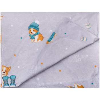 ВОМБАТИК Classic Collection Корги - Пододеяльник на молнии 148х215