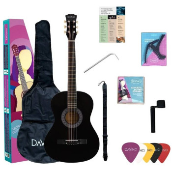DAVINCI DF-50A BK PACK - Гитара акустическая в наборе DAVINCI DF-50A BK PACK - Гитара акустическая в наборе
