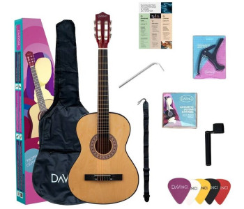 DAVINCI DC-50A NA PACK - Гитара классическая в наборе