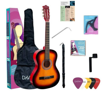 DAVINCI DC-50A SB PACK - Гитара классическая в наборе