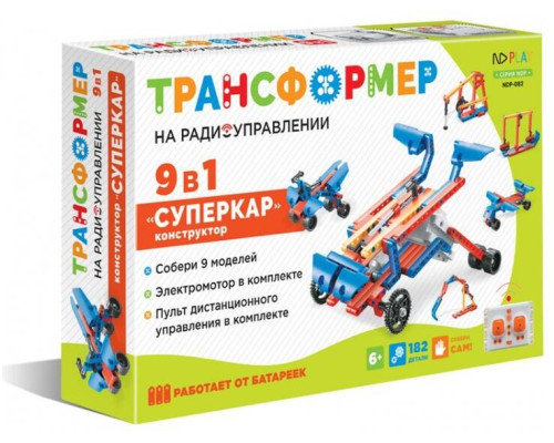 Конструктор ND PLAY 'Суперкар 9 в 1' Конструктор ND PLAY 'Суперкар 9 в 1'