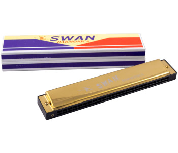 SWAN SW24-1 GD - Губная гармоника тремоло SWAN SW24-1 GD - Губная гармоника тремоло