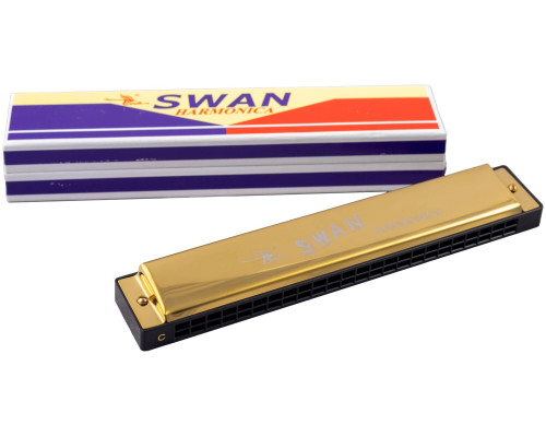 SWAN SW24-1 GD - Губная гармоника тремоло