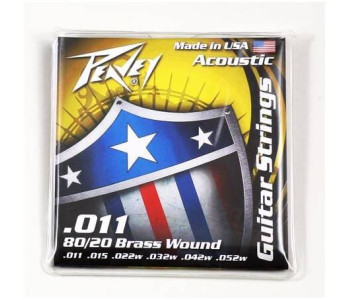 PEAVEY 80/20 Acoustic Brass Wound Strings 11s - Струны PEAVEY 80/20 Acoustic Brass Wound Strings 11s - Струны