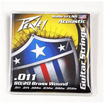 PEAVEY 80/20 Acoustic Brass Wound Strings 11s - Струны PEAVEY 80/20 Acoustic Brass Wound Strings 11s - Струны