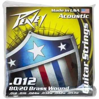 PEAVEY 80/20 Acoustic Brass Wound Strings 12s - Струны PEAVEY 80/20 Acoustic Brass Wound Strings 12s - Струны