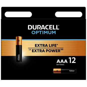 DURACELL LR03-12BL Optimum уп 12 шт - Батарейка тип AAA DURACELL LR03-12BL Optimum уп 12 шт - Батарейка тип AAA