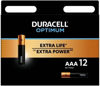 DURACELL LR6-12BL Optimum уп 12 шт - Батарейка тип AA Дюраселл