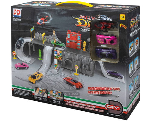 Игровой набор ГЛАВИГРУШКА GS 3005 Ралли стоянка Игровой набор ГЛАВИГРУШКА GS 3005 Ралли стоянка