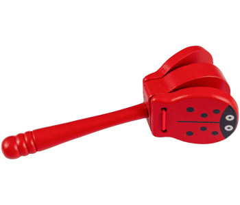BEE DF301 Ladybug - Кастаньеты на ручке BEE DF301 Ladybug - Кастаньеты на ручке