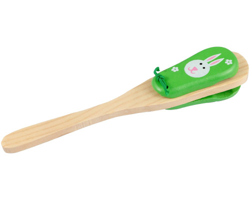 BEE DF301B Bunny - Кастаньеты на ручке BEE DF301B Bunny - Кастаньеты на ручке