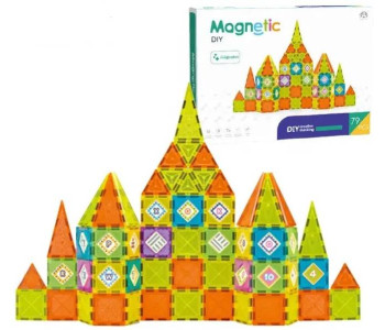 Конструктор ASCELOT СM 4029 магнитный 79 деталей