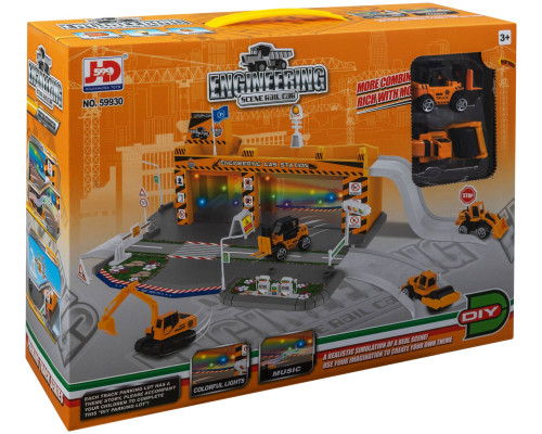 Игровой набор ASCELOT GS 3001 Заправочная станция для спецтехники
