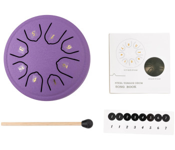 BEE DF1113 PURPLE - Барабан язычковый Глюкофон BEE DF1113 PURPLE - Барабан язычковый Глюкофон