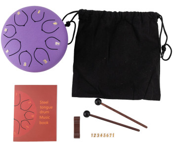 BEE DF1101 PURPLE - Барабан язычковый Глюкофон BEE DF1101 PURPLE - Барабан язычковый Глюкофон