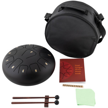 BEE DF1104 BLACK - Барабан язычковый Глюкофон BEE DF1104 BLACK - Барабан язычковый Глюкофон