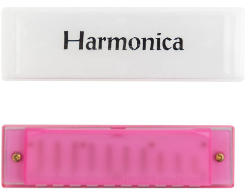 BEE DF10A-3 PINK - Губная гармоника диатоническая BEE DF10A-3 PINK - Губная гармоника диатоническая