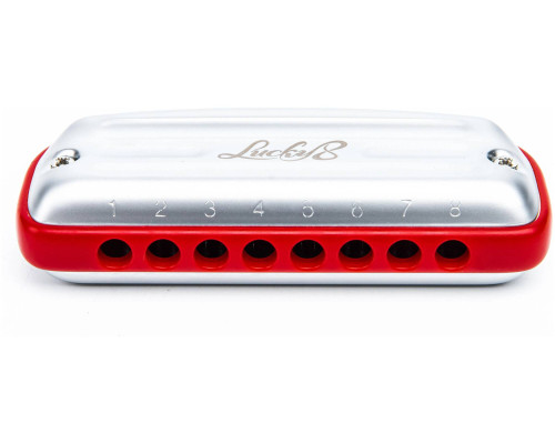 EASTTOP LUCKY 8 RED COMB - Губная гармоника диатоническая EASTTOP LUCKY 8 RED COMB - Губная гармоника диатоническая