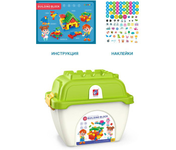 Конструктор ГЛАВИГРУШКА 168 деталей СM 4086 блочный 168 деталей