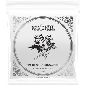 ERNIE BALL 3829 Tim Henson Clear and Silver Medium 28-42 - Струны для классической гитары ERNIE BALL 3829 Tim Henson Clear and Silver Medium 28-42 - Струны для классической гитары