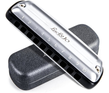 EASTTOP LUCKY 10 BLACK COMB - Губная гармоника диатоническая