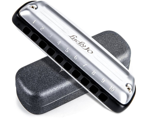 EASTTOP LUCKY 10 BLACK COMB - Губная гармоника диатоническая