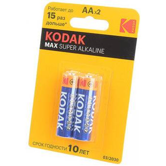 KODAK LR6 BL2 упак. 2шт - Батарейка KODAK LR6 BL2 упак. 2шт - Батарейка