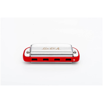 EASTTOP LUCKY 4 RED COMB - Губная гармоника диатоническая EASTTOP LUCKY 4 RED COMB - Губная гармоника диатоническая