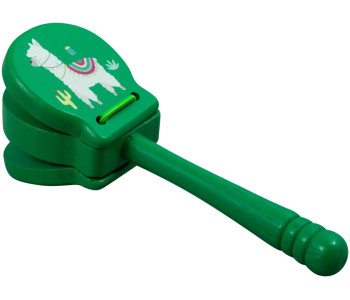 BEE DF301 Green - Кастаньеты на ручке BEE DF301 Green - Кастаньеты на ручке