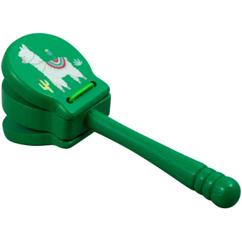 BEE DF301 Green - Кастаньеты на ручке BEE DF301 Green - Кастаньеты на ручке