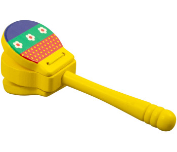 BEE DF301 Yellow - Кастаньеты на ручке BEE DF301 Yellow - Кастаньеты на ручке