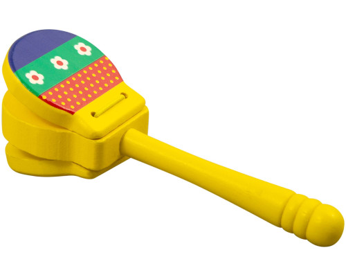 BEE DF301 Yellow - Кастаньеты на ручке BEE DF301 Yellow - Кастаньеты на ручке