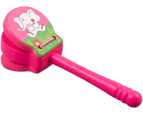 BEE DF301 Pink - Кастаньеты на ручке BEE DF301 Pink - Кастаньеты на ручке