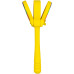 BEE DF301 Yellow - Кастаньеты на ручке BEE DF301 Yellow - Кастаньеты на ручке