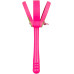 BEE DF301 Pink - Кастаньеты на ручке BEE DF301 Pink - Кастаньеты на ручке